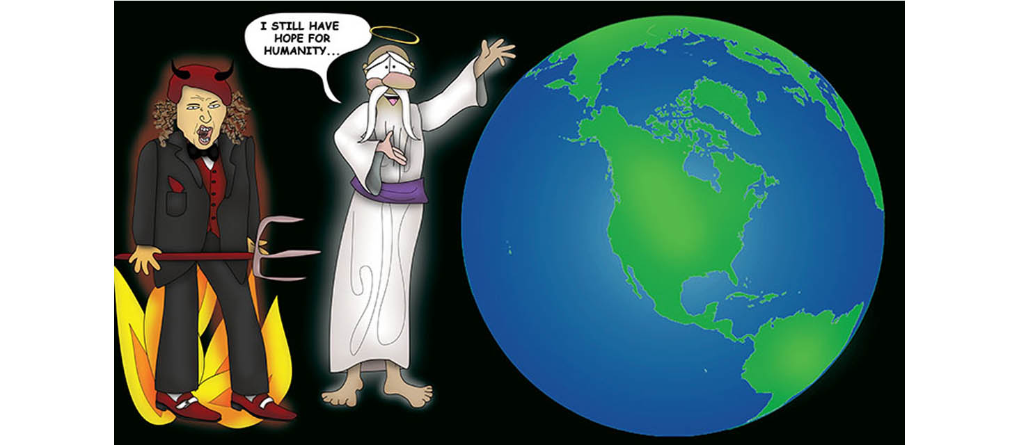 In The Beginning There Was God The Bizzy Buddies Snail's Pace Productions Vuja Day Artist Author Comedy
