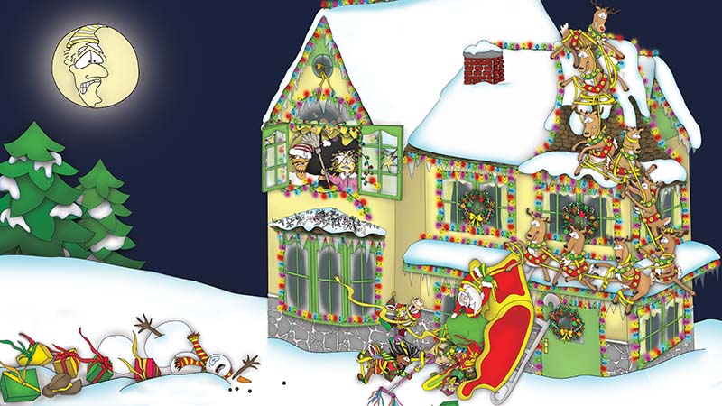 Bizzy Buddies - The Night Before Christmas Vuja Day