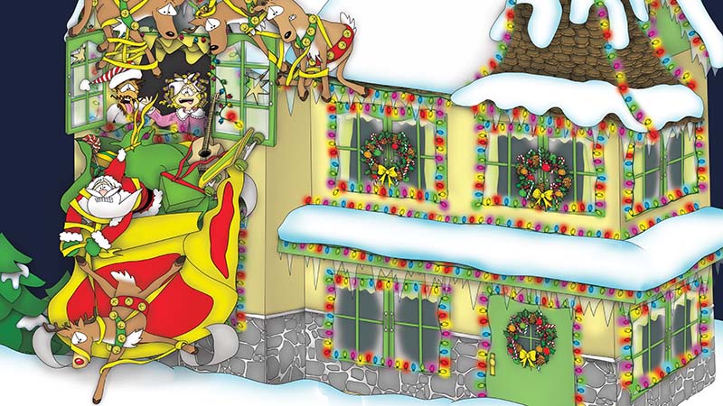 Bizzy Buddies - The Night Before Christmas Vuja Day