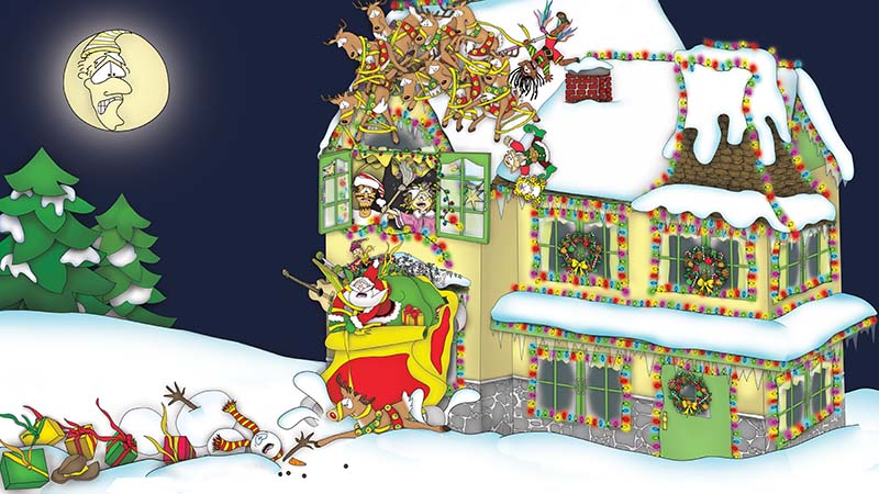 Bizzy Buddies - The Night Before Christmas Vuja Day