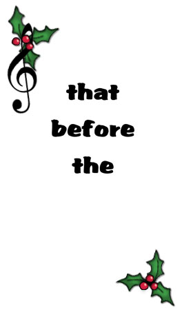 Bizzy Buddies - The Night Before Christmas Vuja Day