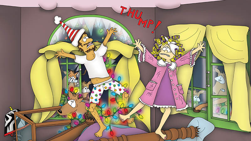 Bizzy Buddies - The Night Before Christmas Vuja Day