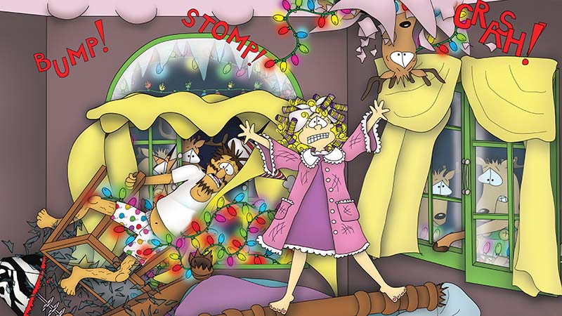 Bizzy Buddies - The Night Before Christmas Vuja Day