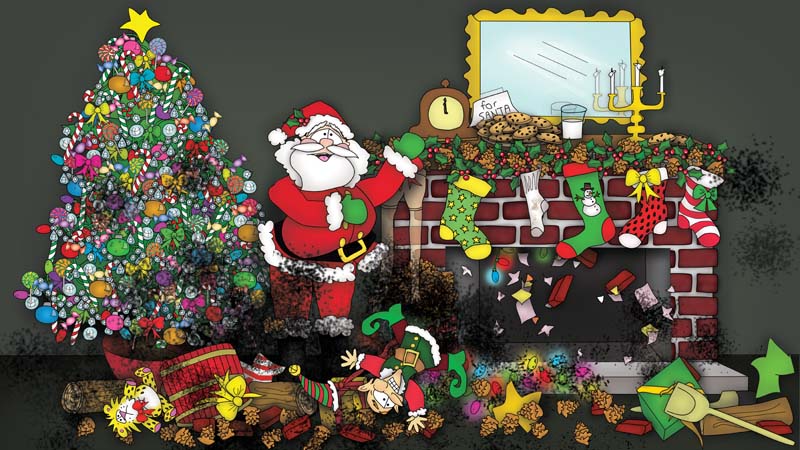 Bizzy Buddies - The Night Before Christmas Vuja Lauri Day