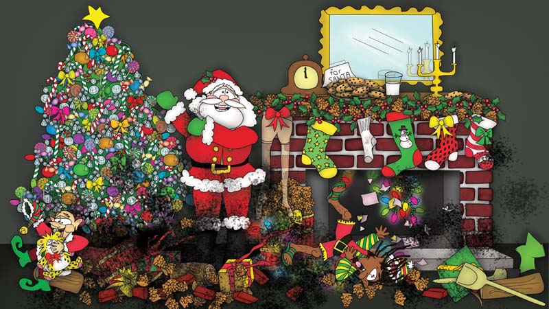 Bizzy Buddies - The Night Before Christmas Vuja Day