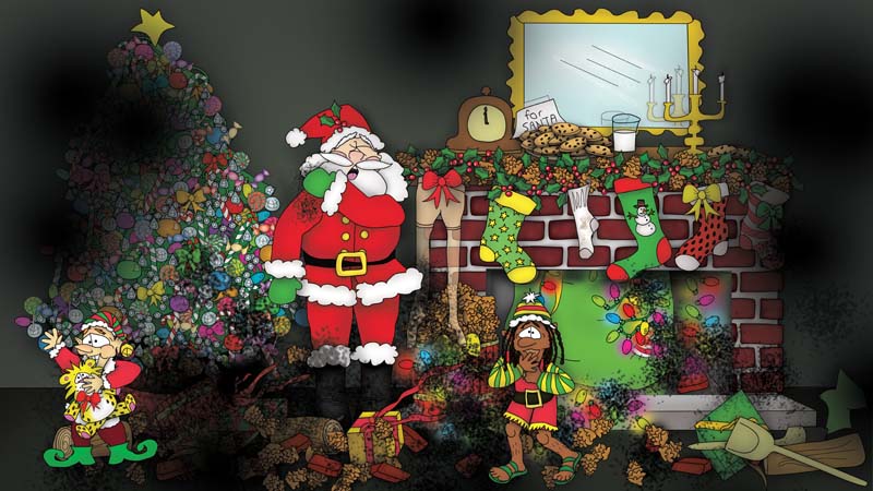 Bizzy Buddies - The Night Before Christmas Vuja Day