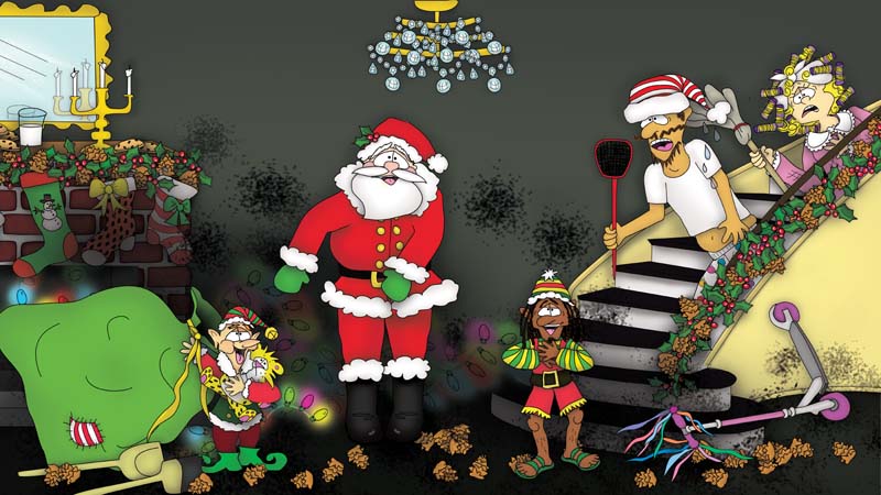 Bizzy Buddies - The Night Before Christmas Vuja Day