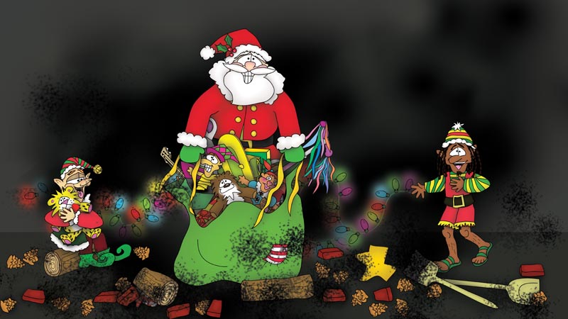 Bizzy Buddies - The Night Before Christmas Vuja Day