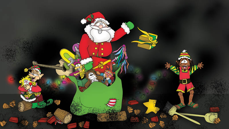 Bizzy Buddies - The Night Before Christmas Vuja Day