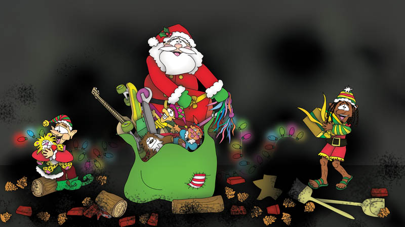 Bizzy Buddies - The Night Before Christmas Vuja Day