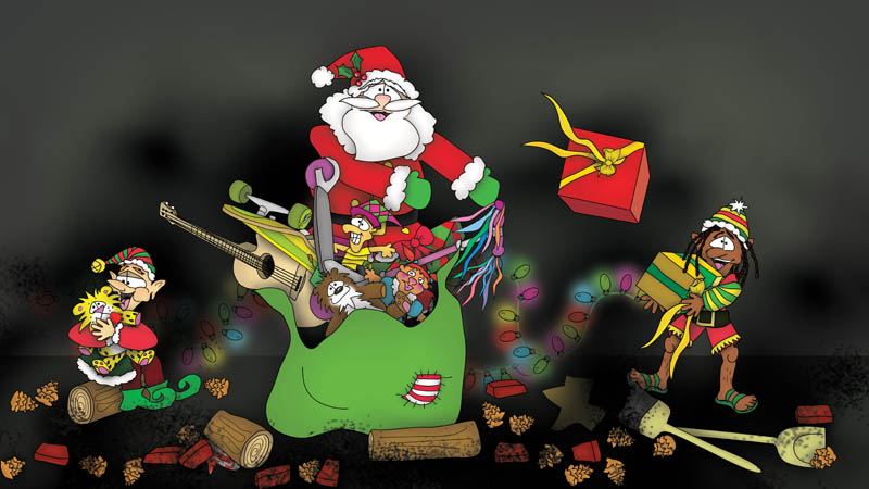 Bizzy Buddies - The Night Before Christmas Vuja Day