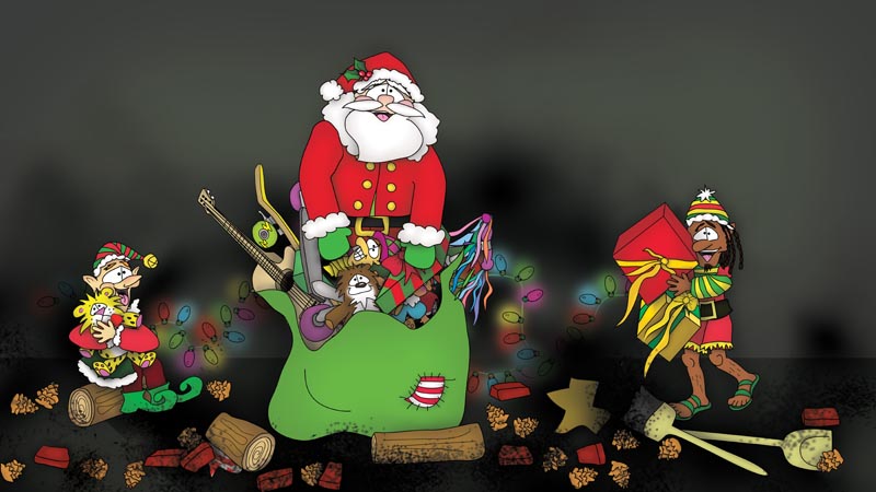 Bizzy Buddies - The Night Before Christmas Vuja Day