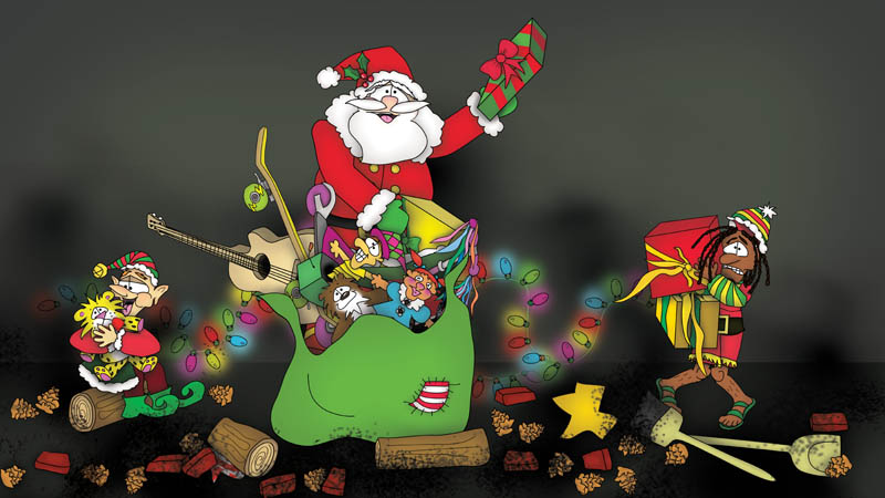 Bizzy Buddies - The Night Before Christmas Vuja Day