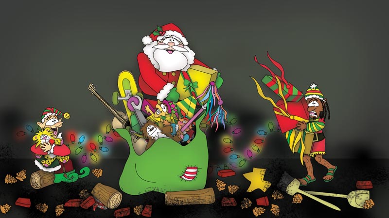 Bizzy Buddies - The Night Before Christmas Vuja Day