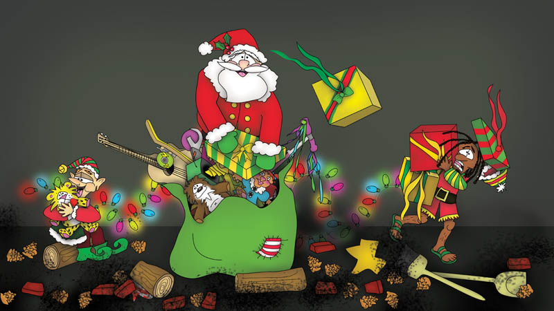 Bizzy Buddies - The Night Before Christmas Vuja Lauri Day