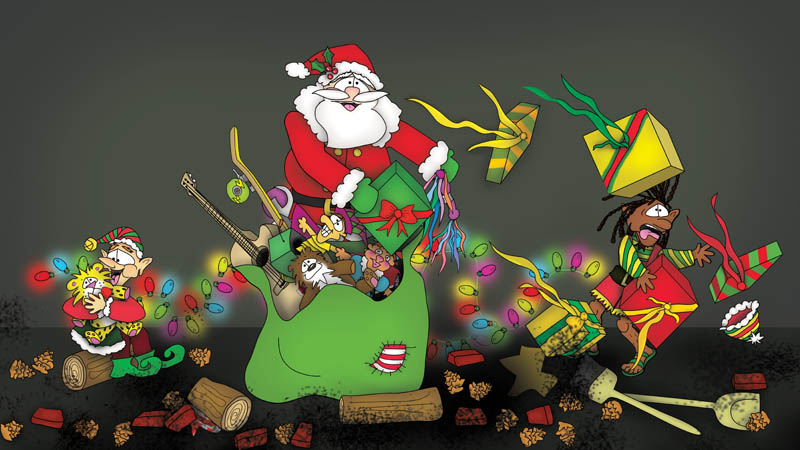 Bizzy Buddies - The Night Before Christmas Vuja Lauri Day