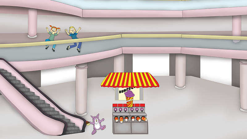 Inside the Leekville Mall Bizzy Buddies Snail's Pace Productions