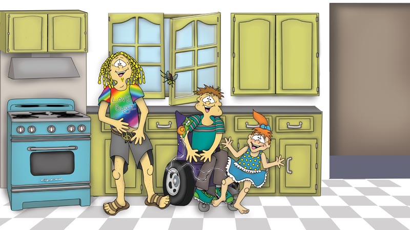 Pleasant Facade Estates The Bizzy Buddies Snail's Pace Productions Vuja Day Artist Author Comedy