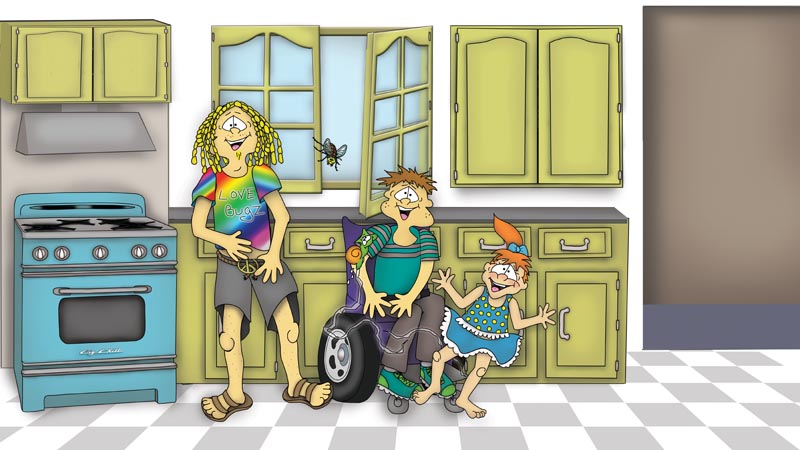 Pleasant Facade Estates The Bizzy Buddies Snail's Pace Productions Vuja Day Artist Author Comedy