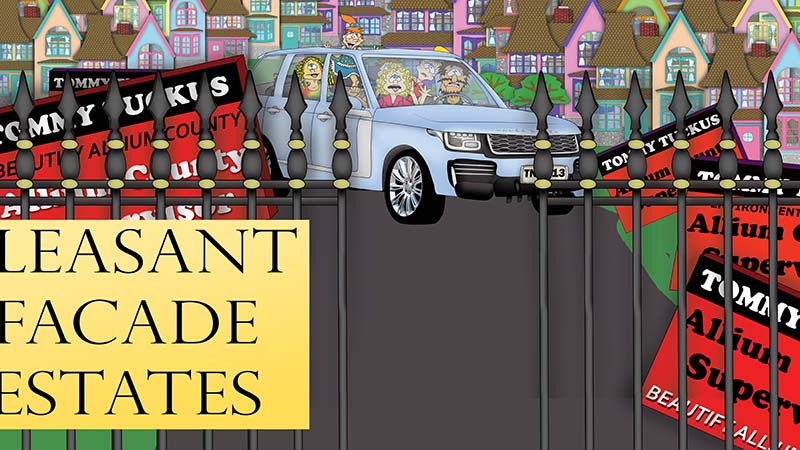 Pleasant Facade Estates The Bizzy Buddies Snail's Pace Productions Vuja Day Artist Author Comedy