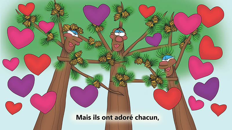 Bizzy Buddies - Les Trois Frères des Arbres Histoire illustree humoristique