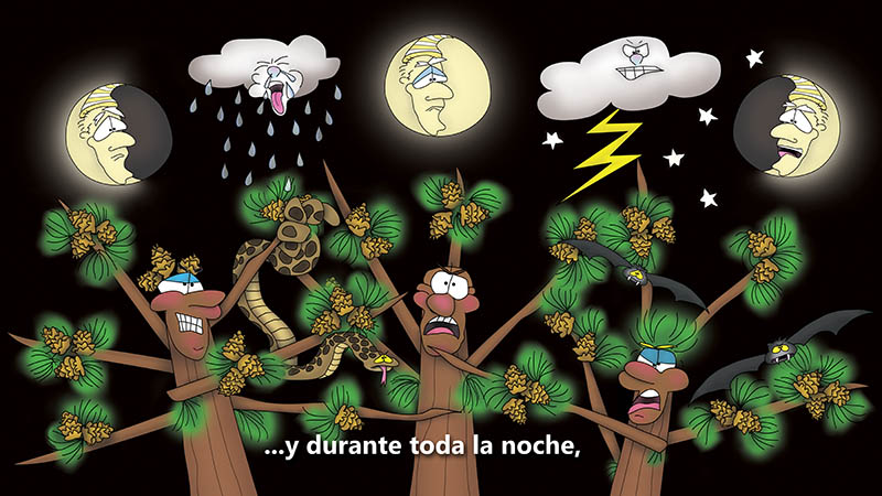 The Bizzy Buddies - Os Tres Irmaos da Arvore historia ilustrada bem-humorada