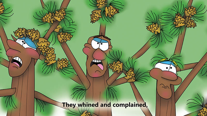 Bizzy Buddies - The Three Tree Brothers - multi lingual childrens stories english french italian spanish german portuguese