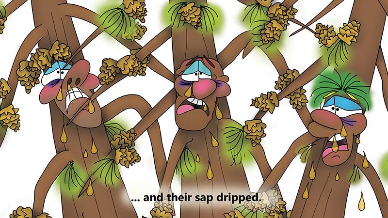 Bizzy Buddies - The Three Tree Brothers - multi lingual childrens stories english french italian spanish german portuguese