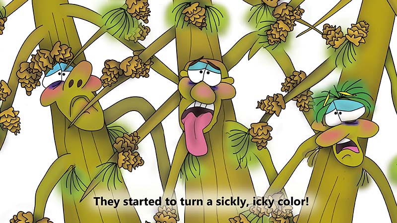 Bizzy Buddies - The Three Tree Brothers - multi lingual childrens stories english french italian spanish german portuguese
