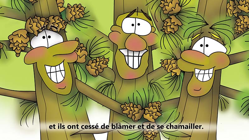 Bizzy Buddies - Les Trois Frères des Arbres Histoire illustree humoristique
