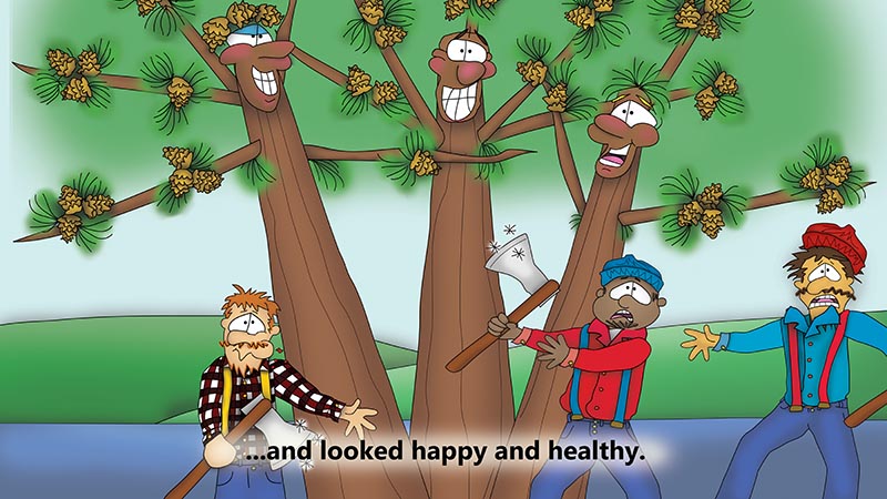 Bizzy Buddies - The Three Tree Brothers - multi lingual childrens stories english french italian spanish german portuguese