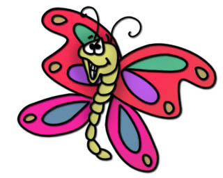 The Bizzy Buddies Snail's Pace Productions Humorous Illustrated Stories Vuja Day Artist Illustrator Butterflies From The Angels