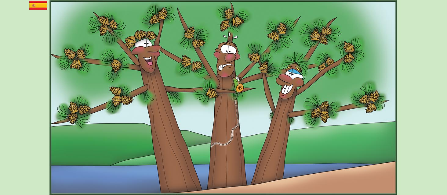 Bizzy Buddies Snail's Pace Productions Los Tres Hermanos Árbol Cuentos educativos ilustrados y humoristicos en varios idiomas