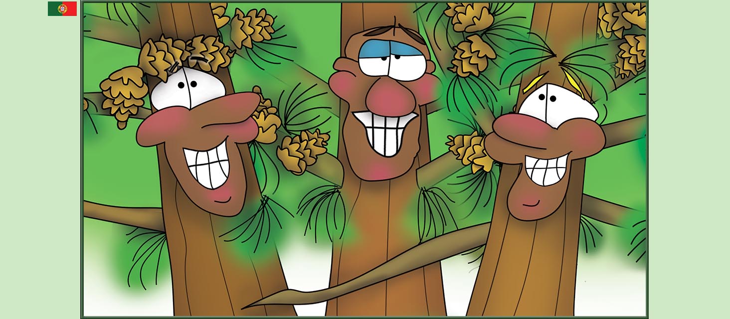 Bizzy Buddies Snail's Pace Productions The Three Tree Brothers Historias educativas ilustradas e bem-humoradas em varias linguas