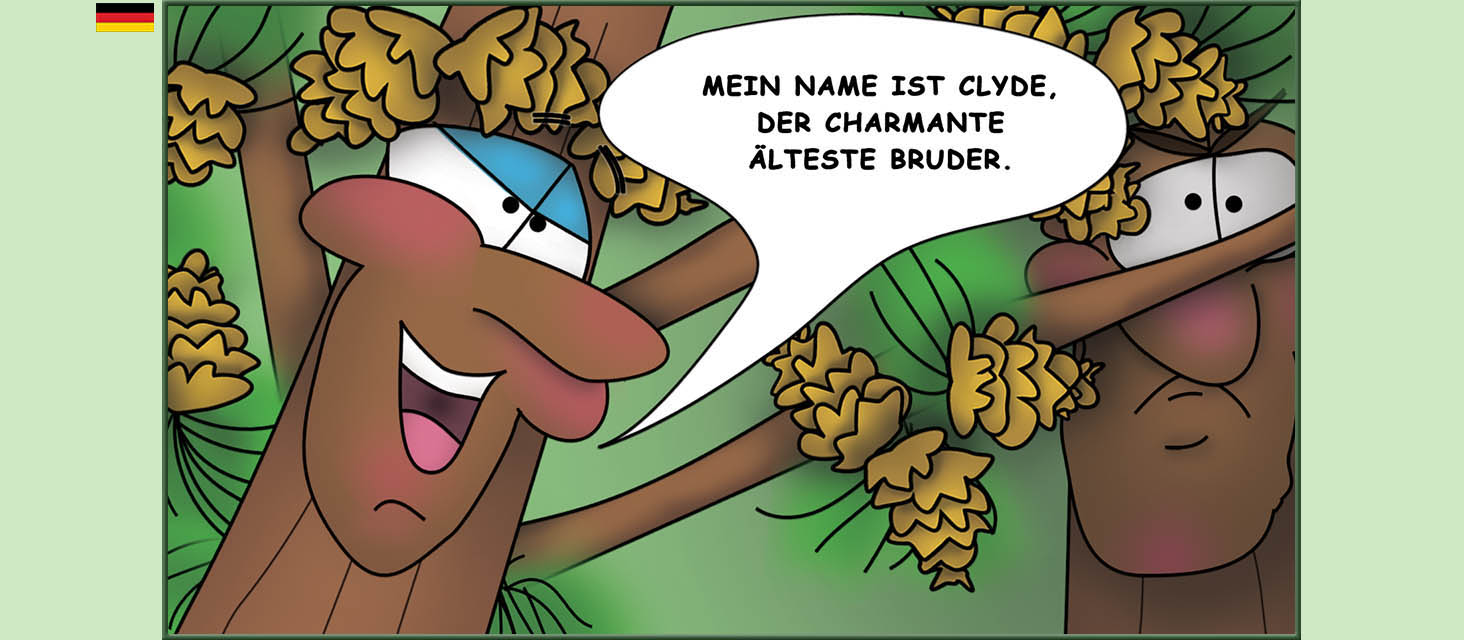 Bizzy Buddies Snail's Pace Productions Die Drei Baumbruder Aus dem Englishchen ins Deutsche ubersetzt Vuja Day Multi Lingual Languages