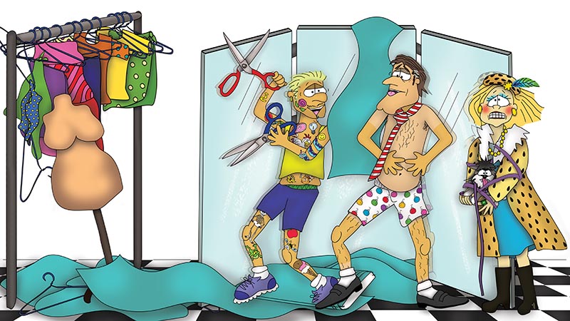 Bizzy Buddies - The Senator's New Clothes Snail's Pace Productions Vuja Day Writer Illustrator