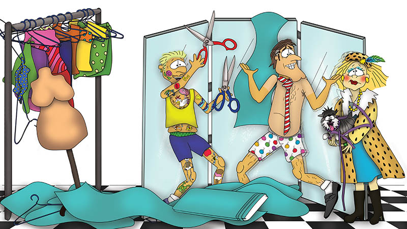 Bizzy Buddies - The Senator's New Clothes Snail's Pace Productions Vuja Day Writer Illustrator