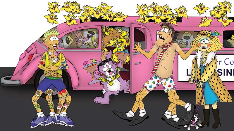 Bizzy Buddies - The Senator's New Clothes Snail's Pace Productions Vuja Day Writer Illustrator