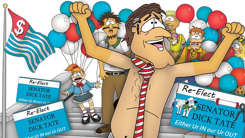 Bizzy Buddies - The Senator's New Clothes Snail's Pace Productions Vuja Day Writer Illustrator