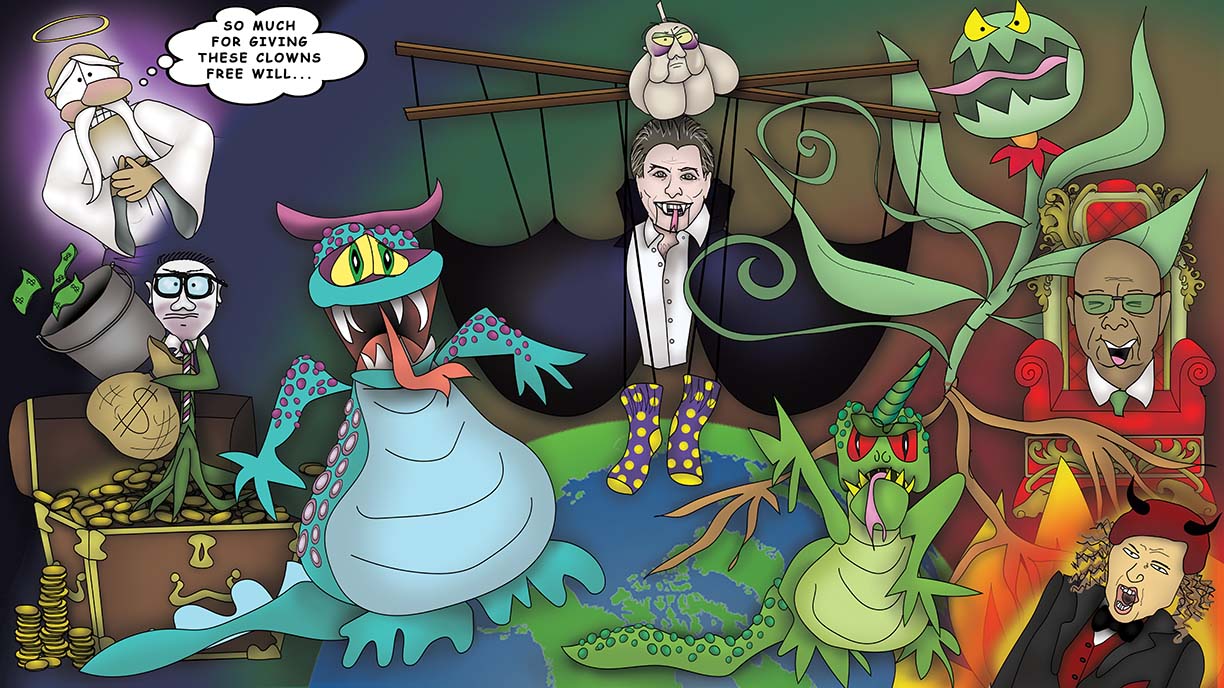 Behind The Curtain The Bizzy Buddies Snail's Pace Productions Vuja Day Artist Author Comedy