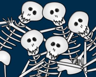 The Bizzy Buddies Snail's Pace Productions Humorous Illustrated Stories Vuja Day Artist Illustrator Skeletons In The Closet