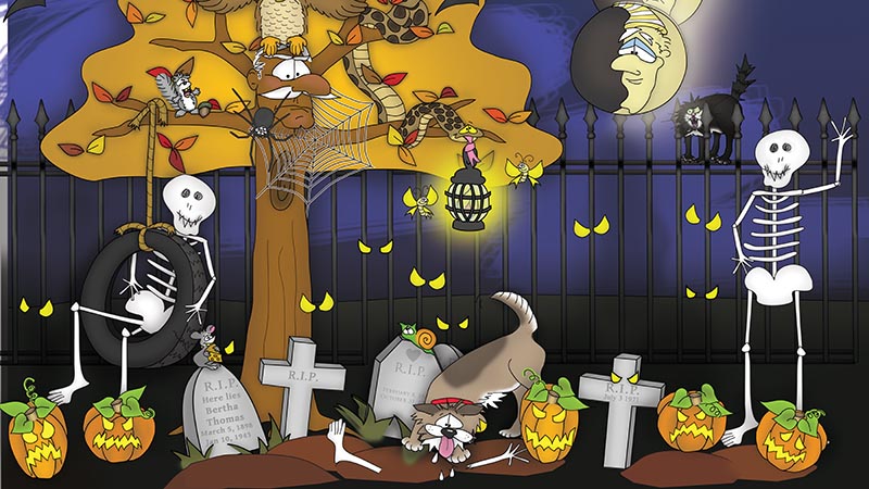 One Foot in the Grave Leekville Cemetery Bizzy Buddies - Snail's Pace Productions