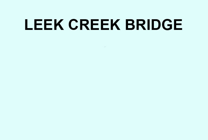 Leek Creek Bridge Bizzy Buddies - Snail's Pace Productions