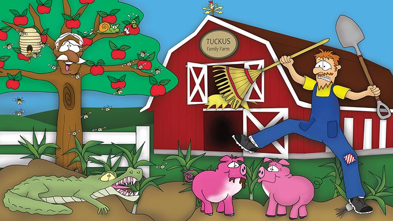 Tuckus Family Farm Allium County Bizzy Buddies - Snail's Pace Productions