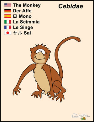 Bizzy Buddies Monkey cartoon character